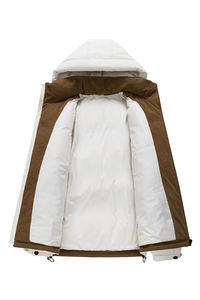 เสื้อโค้ทสองตัวออกแบบโลโก้ได้ตามต้องการสำหรับผู้ชายเสื้อแจ็กเก็ตมีฮู้ดสวมใส่สบายและเป็นที่นิยมในฤดูใบไม้ผลิและฤดูใบไม้ร่วง - Product Image 3