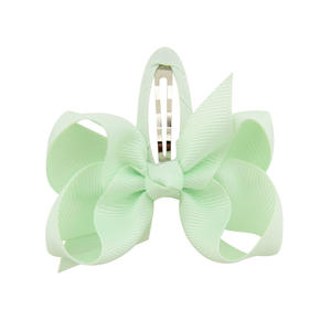 2.75 pouces <span class=keywords><strong>petite</strong></span> fille cheveux BB Clips enfants épingle à cheveux accessoires de cheveux 2.75 pouces ruban rayé cheveux arcs Barrettes pour bébé tout-petits - Product Image 5