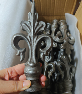 Чугунный кованый штырь для декоративных элементов кованых ограждений - Product Image 6