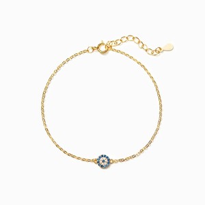 Bracelet <span class=keywords><strong>turc</strong></span> œil porte-bonheur pour femme, bleu vintage, bijoux fins, styles japonais et coréens, souvenir de voyage idéal - Product Image 5