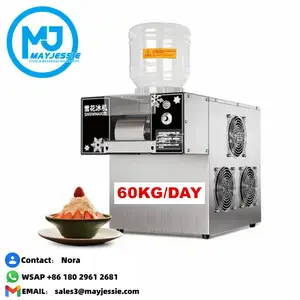 Machine Bingsu de jus de fruit de style coréen commercial, Machine automatique de crème glacée de flocon de neige de lait à vendre