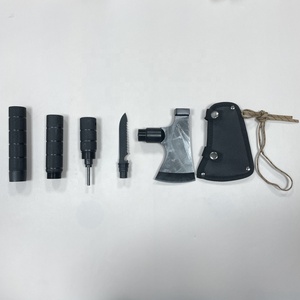 LHKA103 manico staccabile kit di sopravvivenza nero campeggio caccia ascia tattica Multi-Tool martello ascia coltello combo con custodia in nylon - Product Image 2