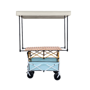 Beijicat OEM Oranje Groothandel Nieuwe Vergrote Opvouwbare Stalen Heftafelblad Kraam Verdikte Doek Kamperen Winkelen Vierwieler - Product Image 1