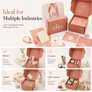 Caja de Cartón Mate Color Rosa Empolvado FSC para Envíos, Suministros de Envío, Embalaje para Cuidado de la Piel, Cajas de Correo Corrugadas Personalizadas con Logotipo - Product Image 4