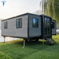 Maison modulaire portable de 20, 30 ou 40 pieds, meilleur prix, maison conteneur extensible moderne, maisonnette à 2 chambres