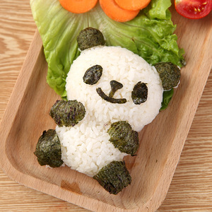 Molde para Rollos de Arroz y Verduras con Forma de Panda, Adorable Molde para Sándwiches, Galletas y Bizcochos - Product Image 3