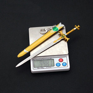 Épée jouet en alliage <span class=keywords><strong>de</strong></span> zinc, entièrement métallique, petite épée, <span class=keywords><strong>Sword</strong></span> <span class=keywords><strong>Art</strong></span> <span class=keywords><strong>Online</strong></span> Alicization Alice Synthesis Thirty Kanagi <span class=keywords><strong>Sword</strong></span>, 22 cm, 94 g, artisanat métallique - Product Image 5