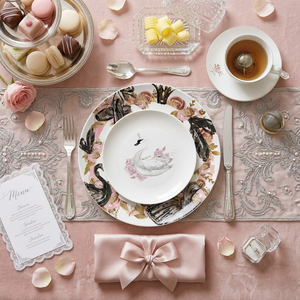 Juego <span class=keywords><strong>de</strong></span> Vajilla <span class=keywords><strong>de</strong></span> Cerámica Rosa Cisne <span class=keywords><strong>Ballet</strong></span> al por Mayor, Platos <span class=keywords><strong>de</strong></span> Porcelana Fina <span class=keywords><strong>de</strong></span> Varias Formas, Tazas <span class=keywords><strong>de</strong></span> Té y Café con Platillo, Set <span class=keywords><strong>de</strong></span> Vajilla - Product Image 5