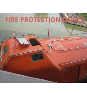 Bateau de sauvetage entièrement fermé en fibre de verre pour navires de marchandises/navires de transport de marchandises, plateformes offshore, capacité de charge de 26 personnes, à flottaison par gravité - Product Image 2