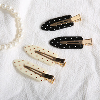 En gros Pinces à cheveux à pois, Accessoires capillaires sans pli, Épingles à cheveux antidérapantes, Barrettes, Pinces crocodiles pour filles, cadeau, salon, maison