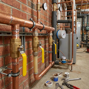 Шаровой кран YOD из латуни с уплотнением из EPDM без свинца, от 3/<span class=keywords><strong>4</strong></span> до <span class=keywords><strong>1</strong></span> дюйма, сертифицирован NSF, для контроля потоков питьевой воды, масла и химических жидкостей - Product Image 2