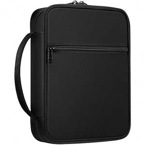 Échantillon gratuit Sac d'église étanche personnalisé Étui pour livre biblique Couvertures bibliques avec fermeture éclair - Product Image 1