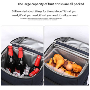 <span class=keywords><strong>2025</strong></span> mới gói chai rượu vang dây kéo giá rẻ không thấm nước ngoài trời nhiệt mềm ăn trưa Túi nước đá mát Dã Ngoại cách điện Túi ba lô - Product Image 2
