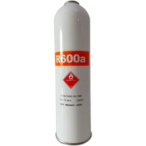 Refrigerante 600a R600 pequeño lata 420g 400g 120g pureza 99.99% r600a