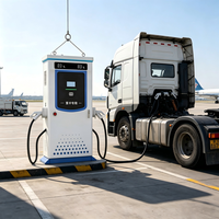 Station de recharge rapide pour véhicules électriques DC 240/300/320/360/400/480 kW CCS2, nouvelle certification CE, haute puissance, montage au sol