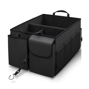 Organizador <span class=keywords><strong>de</strong></span> Maletero <span class=keywords><strong>de</strong></span> Coche Ecológico y Resistente, Caja <span class=keywords><strong>de</strong></span> Almacenamiento <span class=keywords><strong>de</strong></span> Gran Capacidad con Múltiples Compartimentos para Auto, Camioneta y SUV - Product Image 1