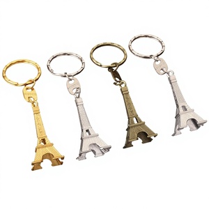 Porte-clés créatif Mini Tour Eiffel 3D, souvenir de <span class=keywords><strong>Paris</strong></span>, <span class=keywords><strong>France</strong></span>, porte-clés en métal Tour Eiffel, porte-clés de voiture, pendentif - Product Image 1