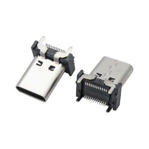 USB C 2.0 암 커넥터 15mm 높이 수직 SMT 유형 C 충전 케이블 포트 높은 가시성 USB 커넥터 - Product Image 4