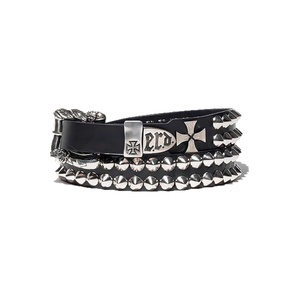 <span class=keywords><strong>Ceinture</strong></span> Melancholy ERD 2ème Génération 23 Nouvelle avec <span class=keywords><strong>Boucle</strong></span> Carrée à <span class=keywords><strong>Double</strong></span> Clou en Alliage et Motif Géométrique 108cm pour Hommes et Femmes - Product Image 6