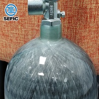 6.8L Haute Pression M18 * 1.5 4500Psi 300Bar 30Mpa Cylindre En Fiber De Carbone Réservoir D'air Plongée Bouteille De Gaz De Plongée