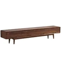 Muebles de madera de cerezo de estilo nórdico minimalista, sala de estar, TV de madera sólida pura, Nogal Negro