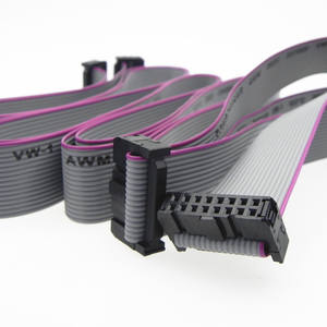 Kabel IDC Flat Ribbon 16pin Kustom Pabrik dengan Kabel Harness Konektor Terpasang - Product Image 1