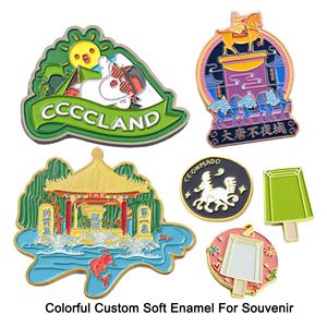 Nouveaux Aimants de Réfrigérateur en Métal au Design Original, Souvenirs de Voyage, Aimants de Réfrigérateur Sublimés en Émail Doux ou Dur - Product Image 1