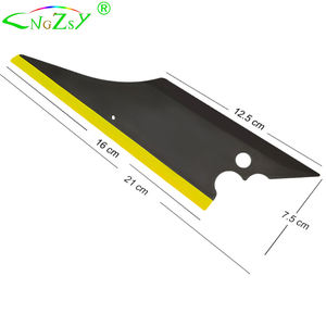 Conquérant grattoir voiture fenêtre feuille teinte raclette fibre de carbone vinyle Auto voiture Wrap outil verre maison nettoyage outil - Product Image 5
