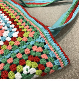 Produits à la mode <span class=keywords><strong>2023</strong></span> haute capacité épaule sous les bras <span class=keywords><strong>sac</strong></span> de chanvre décontracté à la main <span class=keywords><strong>Crochet</strong></span> sacs à la main coton tissé corde sacs - Product Image 6