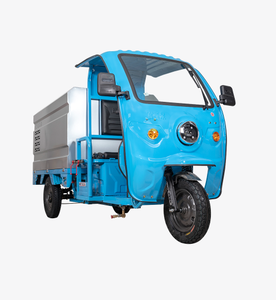 รถบรรทุกขยะสแตนเลสแบบเปิด รุ่น <span class=keywords><strong>BBW</strong></span> 600L Volume King 60v  สามล้อไฟฟ้าสำหรับงานสุขาภิบาลในเมือง - Product Image 3