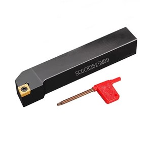 Porte-outil de tournage CNC externe pour tournage sur tour, CNMG1204 MCGNR2525M12 pour la coupe des métaux - Product Image 1