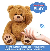Mini haut-parleur à puce musicale 195s avec enregistrement vocal personnalisé pour jouets en peluche, animaux en peluche et boîtes cadeaux DIY