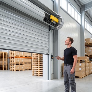 Moteur central pour <span class=keywords><strong>volet</strong></span> <span class=keywords><strong>roulant</strong></span> 100H 120H avec télé<span class=keywords><strong>commande</strong></span> multifonction pour porte à enroulement - Product Image 3