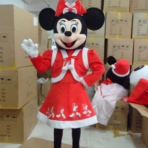 <span class=keywords><strong>Costume</strong></span> Mascotte di Topolino e <span class=keywords><strong>Minnie</strong></span> per Adulti per Feste di Carnevale e Natale, Cosplay Animale Cartone Animato Personalizzato - Product Image 2