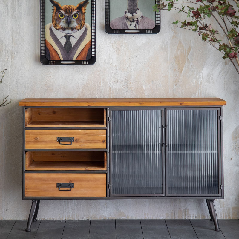 Home Furniture Kitchen Cabinet Designs Solid Wood Sideboard Modern Kitchen Cabinets