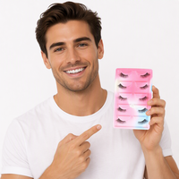 Faux cils personnalisés en multipack, style œil de chat, volume, longue queue, courbés, vente en gros d'usine
