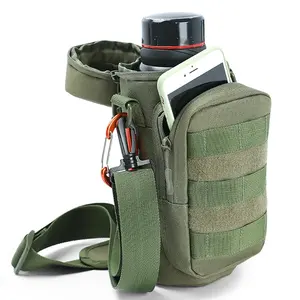 Tactical Insulated Water Bottle Holder Carrier Waterproof Travel Hiking Thermal Bottle Cooler Bag