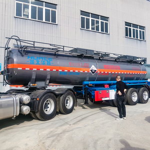 Factory Direct Large Volume Corrosion-Resistant Steel <b>Cargo</b> Tank Semi-<b>Trailer</b> Competitive Priced Truck <b>Trailers</b> <b>for</b> <b>Sale</b> - Product Image 2