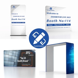 Một lần nữa có thể gập lại xách tay hình chữ nhật nhôm ống hiển thị đứng cho triển lãm thương mại món tráng miệng & dầu triển lãm - Product Image 3