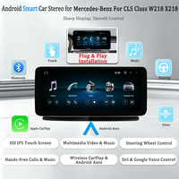Lecteur vidéo 12,3 pouces Android Auto LELV Système Linux pour Mercedes-Benz Classe CLS W218 X218 Carplay Navigation
