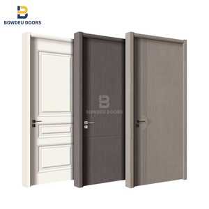 أبواب خشبية جديدة من خشب df تصميم حديث عازلة للصوت melabroom أبواب غرف نوم داخلية - Product Image 3