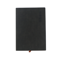Agenda noir à couverture souple, journal a5 en vrac pas cher, agenda de fitness personnalisable, planificateur, carnet vierge