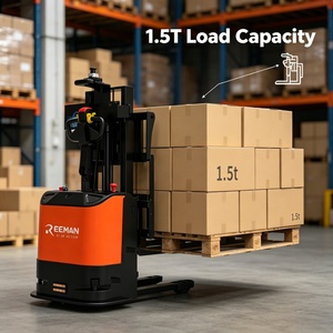 Chariot élévateur autonome Stackerman, hauteur de levage 2,5 m, capacité de charge 1,5 tonne, robot intelligent de superposition de palettes pour entrepôt - Product Image 2