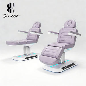 High-<b>end</b> Modern Luxury Beauty Salon Furniture Electric Facial Spa Massage <b>Bed</b> 4 Motor Eyebrow Makeup Beauty Tattoo <b>Bed</b> - Product Image 2