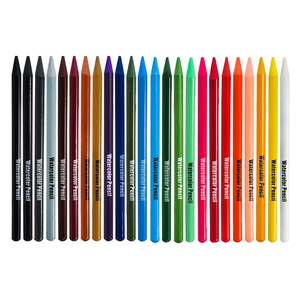 Crayons aquarellables sans bois colorés en stock pour l'art - Product Image 2