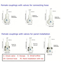 Raccord rapide en plastique POM de haute qualité 3/16 po, connecteur rapide pour liquides, joint rapide pneumatique, connecteur pour humidificateur