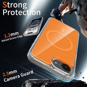 Funda Sanfeng Anti-Rayones Naranja para <span class=keywords><strong>iPhone</strong></span> 17e con Cubierta Trasera de Color Puro, Magnética, a Prueba de Golpes, Personalizada, Venta al Por Mayor - Product Image 5