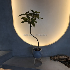 Árbol Artificial <span class=keywords><strong>de</strong></span> <span class=keywords><strong>Schefflera</strong></span> <span class=keywords><strong>de</strong></span> Alta Simulación, Económico, <span class=keywords><strong>de</strong></span> Fábrica QUANGUI, Bonsái <span class=keywords><strong>de</strong></span> 120 cm, Resistente a los Rayos UV, Plástico Ecológico, Árbol Artificial para el Hogar - Product Image 4