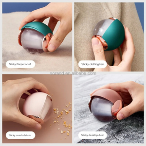 Rodillo de pelusa de Gel reutilizable lavable para mascotas, removedor de pelusas de piel de gato a prueba de polvo para viajes, rodillo de pelusa, bola removedora de pelo - Product Image 3