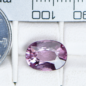 Zafiro púrpura Color claro Natural Venta caliente QualityAAA para ajuste de joyería Zafiro Corte ovalado 2*3mm 3*4mm Piedra Natural - Product Image 2